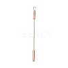 201 Stainless Steel Beadable Double Head Cuticle Pusher Nail Tools STAS-R161-01RG-1