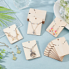 Wood Earring Display Card with Hanging Hole DIY-WH0320-20F-5