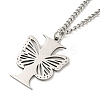 201 Stainless Steel Necklaces NJEW-Q336-01I-P-4
