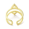 Brass Triangle Open Cuff Ring LS-RJEW-A042-02-3