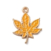 Thanksgiving Day Theme Alloy Enamel Pendants ENAM-M002-03G-13-1
