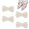  4Pcs Cloth Bowknots Shoe Decorations FIND-NB0003-24-1