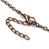 Quartz Crystal Pendant Necklaces NJEW-P287-01R-03-3