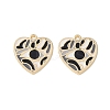Rack Plating Alloy Enamel Pendants FIND-I038-08-2