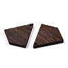 Natural Wenge Wood Pendants WOOD-T023-45-3