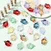 30Pcs Glass Pendants PALLOY-YW00034-4
