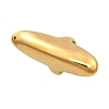 Oval 304 Stainless Steel Open Cuff Rings for Women RJEW-Q007-01G-4