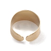 Ion Plating(IP) 304 Stainless Steel Cuff Rings RJEW-G285-84G-3