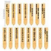 15Pcs 15 Style Wood Plant Labels WOOD-WH0501-004-1