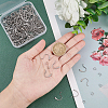 200Pcs 304 Stainless Steel Stud Earring Hooks and 200Pcs Jump Rings STAS-UN0034-93-2