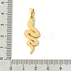 PVD Vacuum Plating 304 Stainless Steel Pendants STAS-L275-01E-G-3