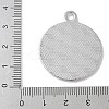 Alloy with Enamel Pendants PALLOY-D290-10P-3