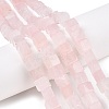 Natural Rose Quartz Beads Strands G-T139-8x8-05A-1
