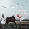 1Pc Alloy Heart Link Silder Bracelets SJEW-OC0001-01-7