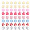 80Pcs 8 Styles Mixed Styles Acrylic Beads OACR-TA0005-11-2