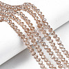 Electroplate Glass Beads Strands EGLA-A034-T3mm-B24-1