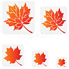 5Pcs 5 Styles Autumn PET Hollow Out Drawing Painting Stencils DIY-WH0394-0086-1