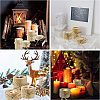 Wood Candle Holder DJEW-CJC0002-02-7