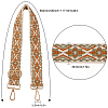 Adjustable Jacquard Weave Nylon Wide Bag Strap FIND-WH0133-16A-2