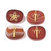 4Pcs 4 Styles Natural Carnelian Display Decorations G-F786-02C-02-1