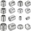 32Pcs 8 Style 201 Stainless Steel Beads STAS-UN0025-11-4