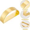 D-shaped Iron Napkin Rings AJEW-FG0001-64-4