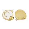 304 Stainless Steel with Enamel Pendants STAS-Z166-19G-03-2