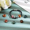 Natural Indian Agate European Beads G-NB0001-33B-5