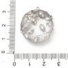 304 Stainless Steel Rhinestone Pendants STAS-P399-02A-3