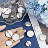DIY Blank Dome 304 Stainless Steel Brooch Making Kits DIY-SC0027-86-3