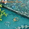 Non-Tarnish 304 Stainless Steel Pad Ring Settings STAS-K278-11A-P-4