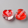 Transparent Enamel Acrylic Beads TACR-S155-004-3