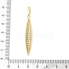 Brass Micro Pave Cubic Zirconia Pendants KK-H203-02G-3