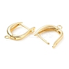 Brass Hoop Earring Findings KK-C024-15KCG-2