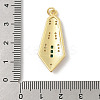 Brass Micro Pave Cubic Zirconia Pendants KK-U047-07G-01-3