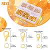 558Pcs 3 Styles Iron Open Jump Rings FIND-YW0007-77-3