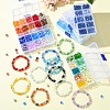 DIY Round Glass Beads Jewelry Making Findings Kits DIY-YW0010-93A-5