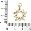 Brass Micro Pave Cubic Zirconia Pendants LS-KK-L248-07G-02-3