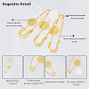 20Pcs 2 Colors Brass Safety Pins Brooch Findings KK-FH0007-85A-6