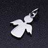 Non-Tarnish 201 Stainless Steel Pendants LS-STAS-T046-JA343-1-2