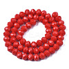 Electroplate Glass Beads Strands EGLA-A044-P3mm-A22-3