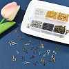 480Pcs 16 Styles Iron Screw Eye Pin Peg Bails IFIN-FS0001-62-7
