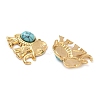 Dyed Synthetic Turquoise Pendants STAS-L026-08G-01-2