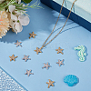 10Pcs 2 Colors Brass Micro Pave Cubic Zirconia Pendants KK-BBC0019-01-3