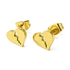 Thanksgiving Day Theme 304 Stainless Steel Stud Earrings EJEW-B041-01G-04-1