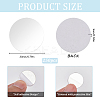 250Pcs Acrylic Self Adhesive Mirror Wall Stickers AJEW-SP0001-21A-2