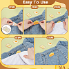 20Pcs 4 Styles Polyester Embroidery Sew on Cloth Patches PATC-GA0001-79-3