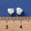 Valentine's Day Brass Micro Pave Cubic Zirconia Beads KK-P256-10S-01-3
