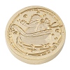 Christmas Series Wax Seal Brass Stamp Head LS-AJEW-M037-01G-10-2