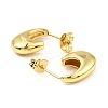 Brass Teardrop Stud Earrings EJEW-K254-04G-2